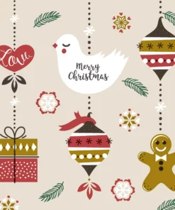 Șervețel - Xmas Hangings - 33x33 cm