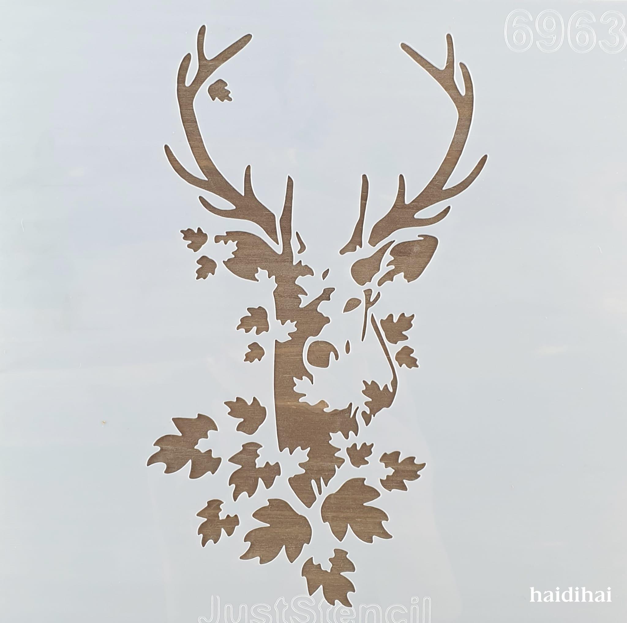 Șablon - Deer - 20x20 cm 1 Șablon - Deer - 20x20 cm