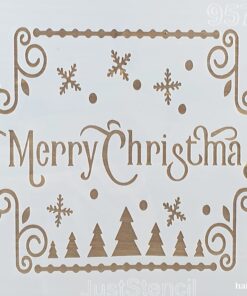 Șablon - Merry Christmas 2- 20x20 cm