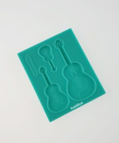 Matriță silicon - Guitars - 8x6,6 cm