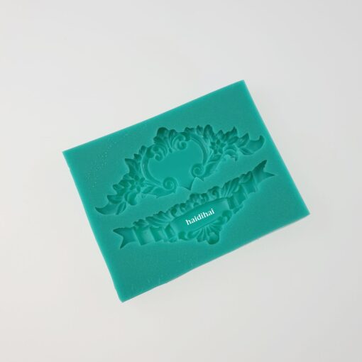 Matriță silicon - Plates with ribbons - 9x7 cm 1
