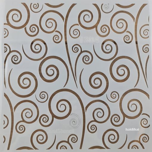 Șablon - Spiral Pattern - 30x30 cm 1