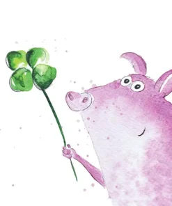 Șervețel - Lucky Pig - 33x33 cm
