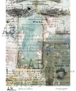 Hârtie de orez - Blue Mix Media - A4