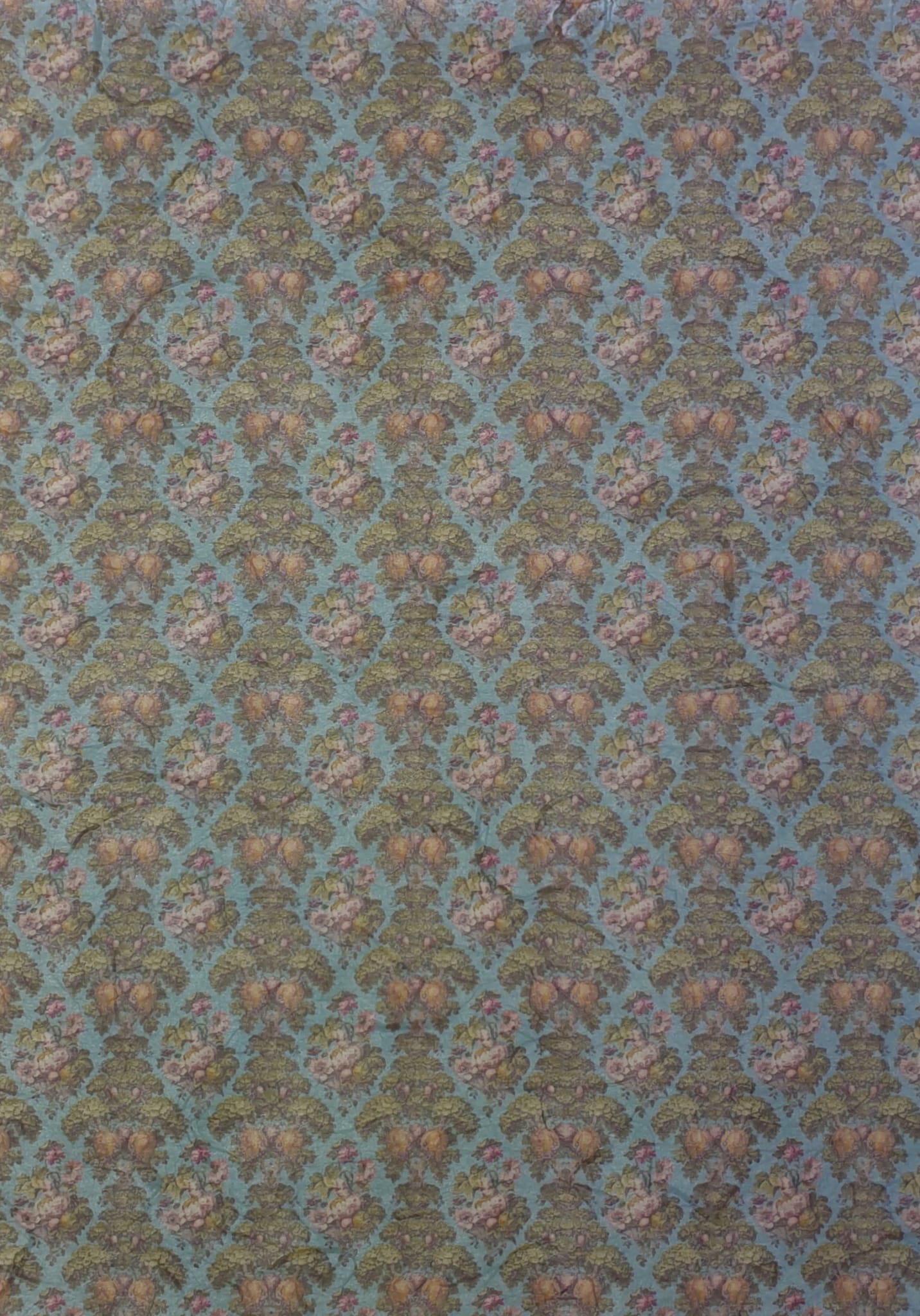 Hârtie de orez - Royal Flowers Pattern - A4 1 Hârtie de orez - Royal Flowers Pattern - A4