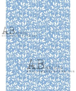Hârtie de orez - Shabby Blue - A4