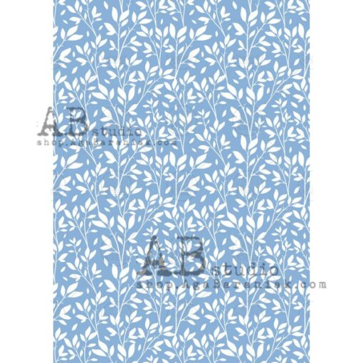 Hârtie de orez - Shabby Blue - A4 1