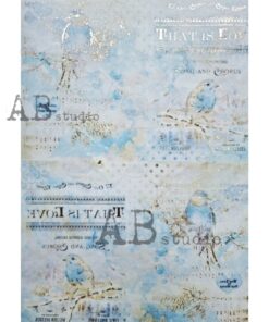 Hârtie de orez aurită – That is Love – A4