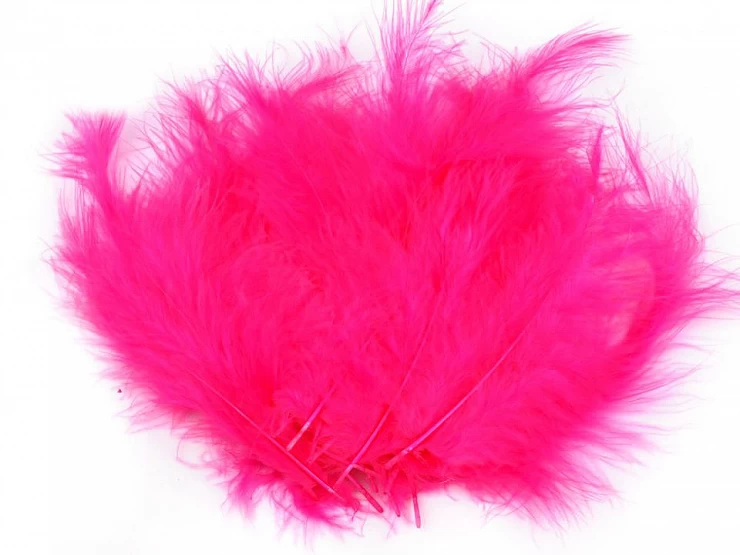 Pene decorative struț – 9-16 cm - roz neon 1 Pene decorative struț – 9-16 cm - roz neon