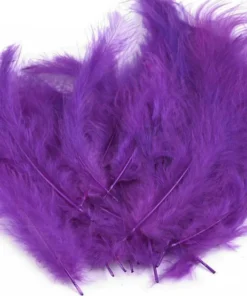 Pene decorative struț – 9-16 cm – mov purpuriu
