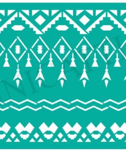 Șablon auto-adeziv - Geometric Pattern - 19,5x9 cm