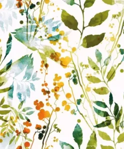 Șervețel - Boho Leaves & Herbs multi - 33x33 cm