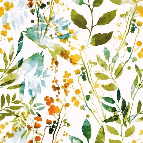 Șervețel - Boho Leaves & Herbs multi - 33x33 cm 1 Șervețel - Boho Leaves & Herbs multi - 33x33 cm