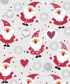 Șervețel - Funny Santas - 33x33 cm
