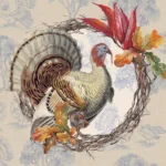 Șervețel - Thanksgiving Turkey - 25x25 cm