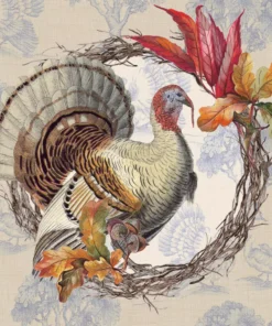 Șervețel - Thanksgiving Turkey - 25x25 cm