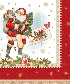 Șervețel - Vintage Xmas - 33x33 cm