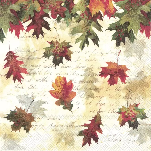 Șervețel – Falling Leaves – 33×33 cm 1 Șervețel – Falling Leaves – 33×33 cm