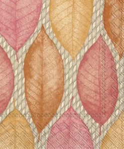 Șervețel – Straight Leaves – 33×33 cm