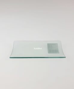 Farfurie sticlă dreptunghiulară – 18x9 cm