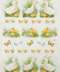 Hârtie de orez - Ducks and Chickens - A4