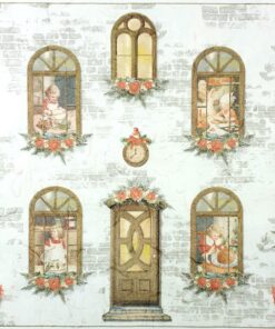 Hârtie de orez - Christmas Preparations - 32x45 cm
