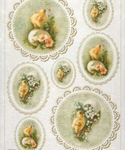 Hârtie de orez - Easter Chicken - A4