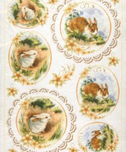 Hârtie de orez - Easter Rabbit - A4