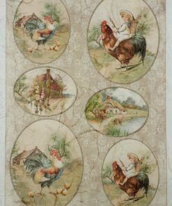 Hârtie de orez - Rustic Easter 2 - A4