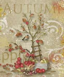 Șervețel - Apple Harvest - 33x33 cm