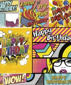 Șervețel - Cartoon Style Birthday - 33x33 cm