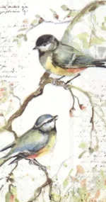 Șervețel - Happy Little Titmice - 42x33 cm