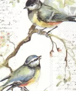 Șervețel - Happy Little Titmice - 42x33 cm