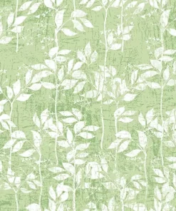 Șervețel - Leaves Pattern Light Green - 33x33 cm
