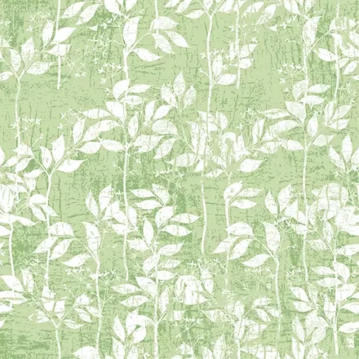 Șervețel - Leaves Pattern Light Green - 33x33 cm 1