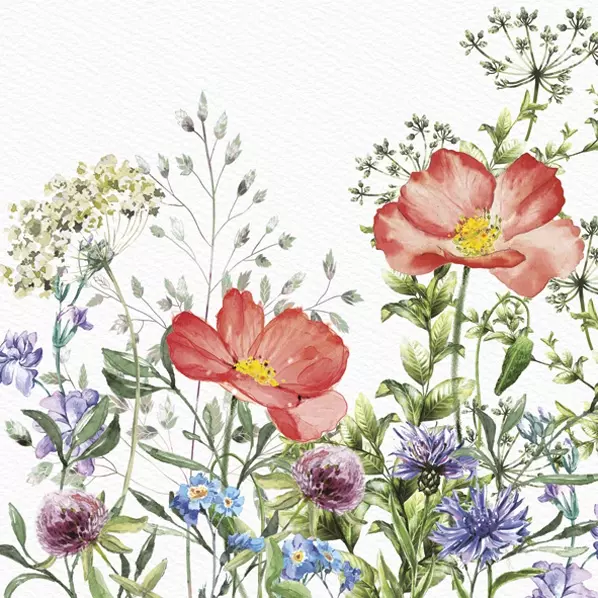 Șervețel - Meadow in June - 33x33 cm 1 Șervețel - Meadow in June - 33x33 cm