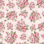 Șervețel - Rose on Pink Background - 33x33 cm