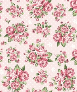 Șervețel - Rose on Pink Background - 33x33 cm