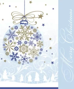 Șervețel - Xmas Snowflake Ball - 33x33 cm