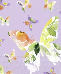 Șervețel – Papillon Lilac – 33×33 cm