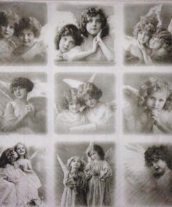 Șervețel - Vintage Angels - 33x33 cm