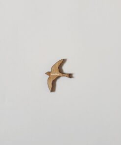 Decorațiune lemn - Rândunică - 3x2,3 cm