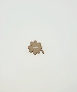 Decorațiune lemn - Trifoi - 2,1x1,8 cm