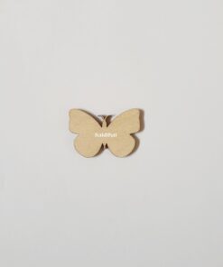 Decorațiune lemn - fluture - 3,5x2,3 cm