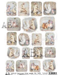 Hârtie de orez - Easter Pictures 2 - A4