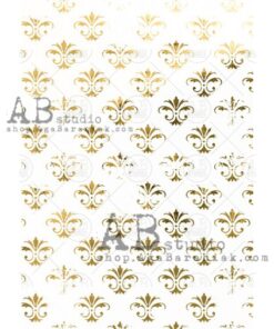 Hârtie de orez aurită – Gold Element – A4