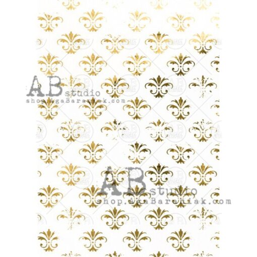 Hârtie de orez aurită – Gold Element – A4 1