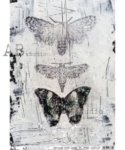 Hârtie de orez – Butterfly - A3
