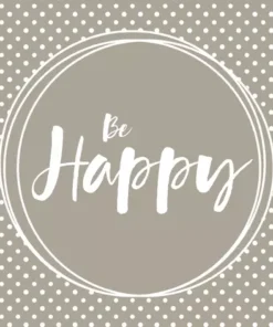Șervețel - Be Happy - 33x33 cm