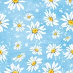 Șervețel - Daisies Blue - 33x33 cm